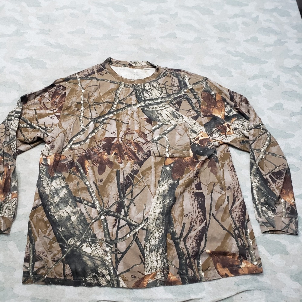 Outfitters Shirt Mens XL Green Camp Hunting Outdoors Fusion 3.0 Pocket Tee